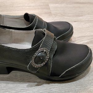 Alegria Holli with Silver Buckle Clogs Work Shoes Women's US 8.5-9…